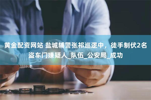 黄金配资网站 盐城辅警张祁巡逻中，徒手制伏2名盗车门嫌疑人_队伍_公安局_成功